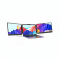 Triple screen laptop workstation extender for developers and designers, available at DK Laptops Nairobi.